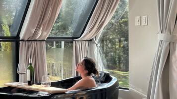 Deluxe-Ferienhütte, Bergblick | Badezimmer