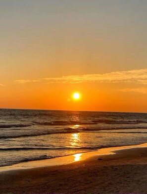 Sun loungers, beach towels