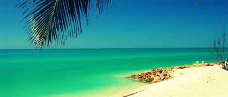 Sun loungers, beach towels