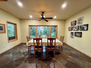 Dining - Superb 4-bedroom house on Shagawa Lake with dock, boat lift, and total comfort. (Ely)