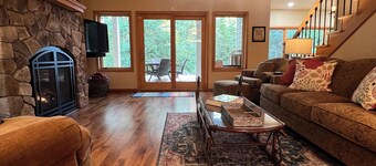 Superb 4-bedroom house on Shagawa Lake with dock, boat lift, and total comfort.