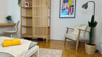 1 soveværelse, Wi-Fi, sengetøj