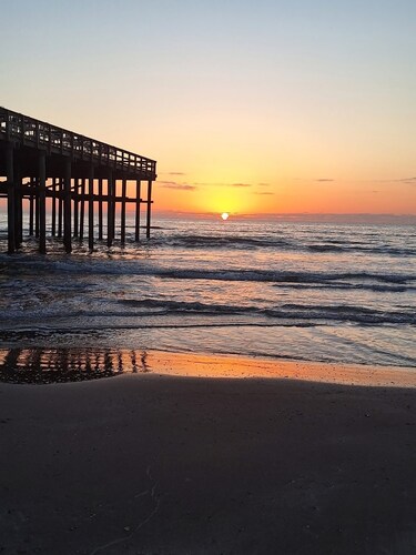 The BEST location!  Tiki Ground Level Condo & RIGHT ON THE BEACH!