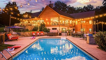 Indoor pool, a heated pool