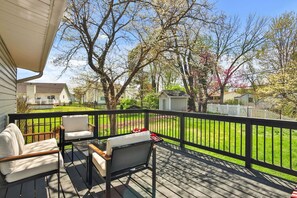 Terrace/patio - Quiet Neighborhood-Near Eats & Shops-Airport! (Maryland Heights)