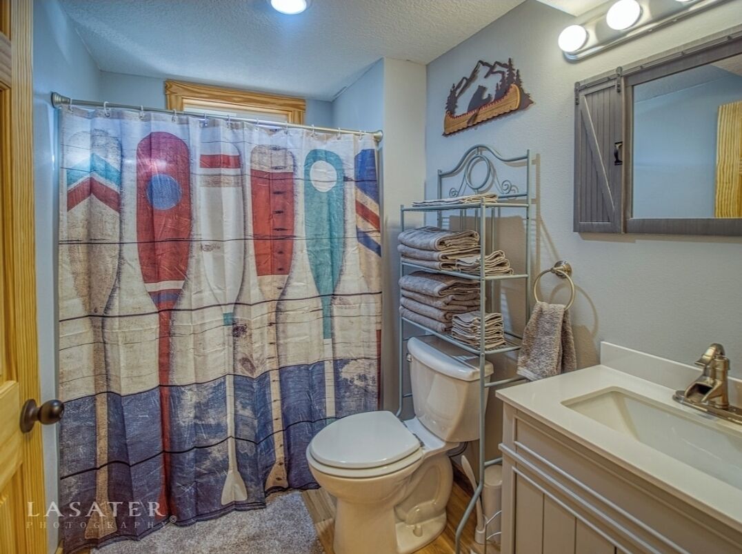 Towels, soap, toilet paper