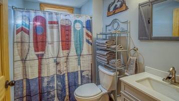 Towels, soap, toilet paper