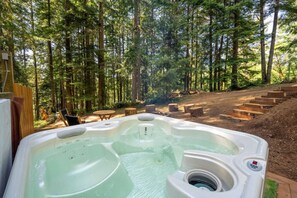 Baignoire à remous extérieure