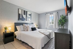 2 slaapkamers, een strijkplank/strijkijzer, wifi, beddengoed