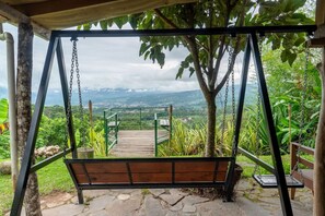 Terrace/patio - El Ciprés : Stunning Views : BBQ : Natural Wonders (Turrialba)