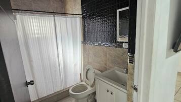 Hair dryer, towels