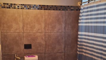 Towels, soap, toilet paper