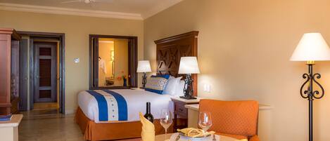 1 dormitorio, caja fuerte, tabla de planchar con plancha y wifi