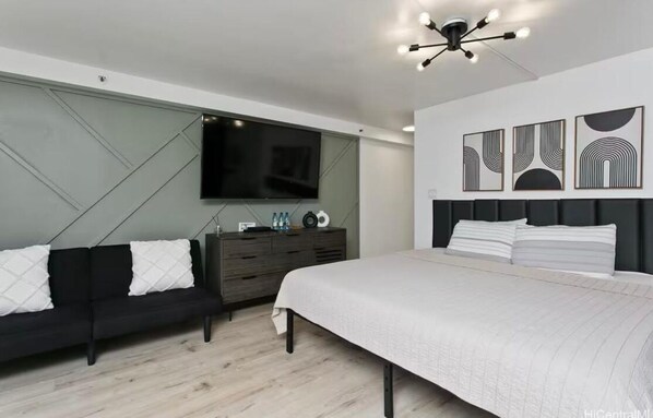 1 chambre, fer et planche à repasser, Wi-Fi, draps fournis