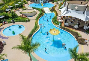 Indoor pool, outdoor pool