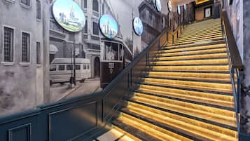 Handrails in stairways