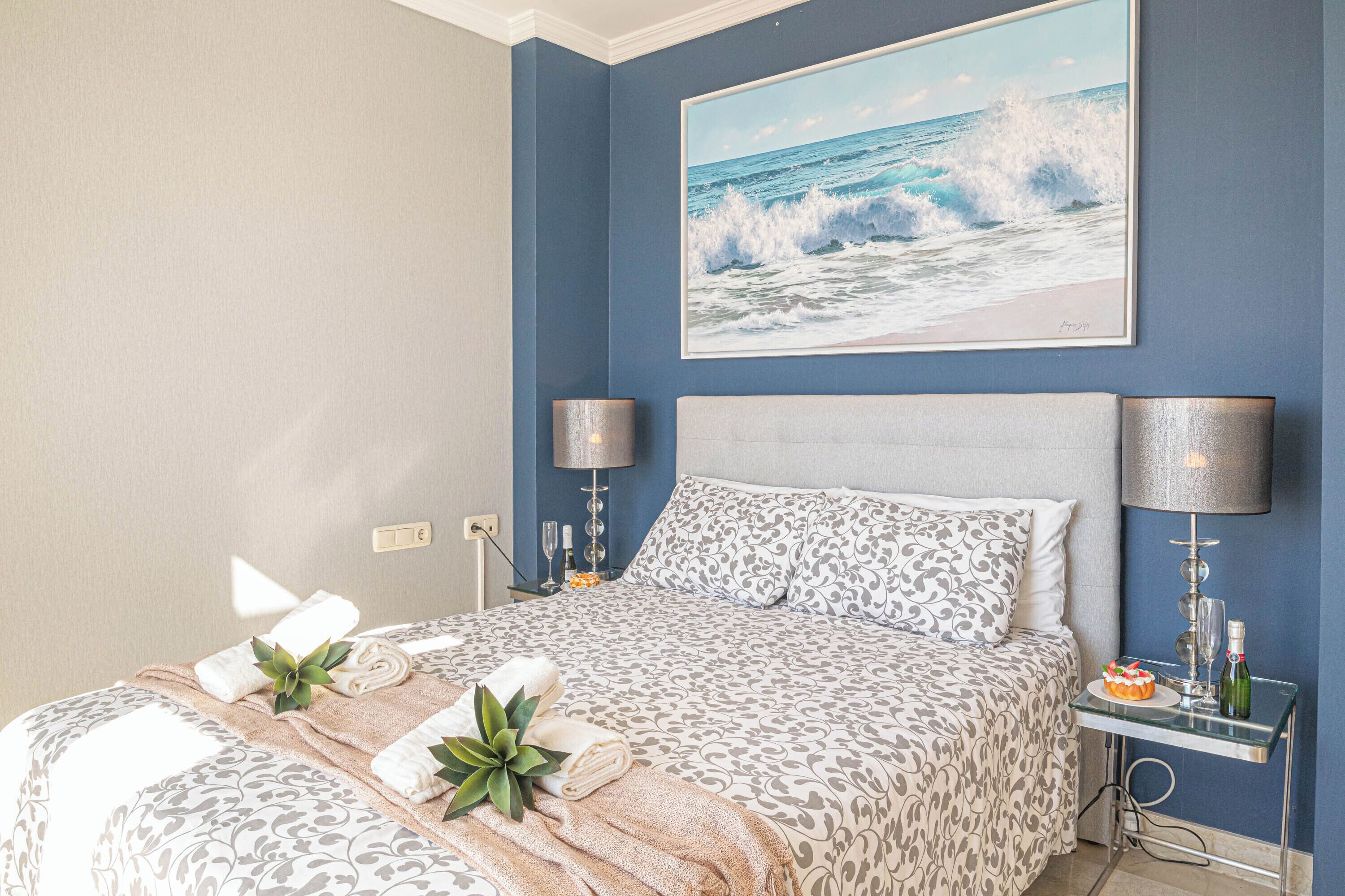 Honeymoon Penthouse, Multiple Bedrooms, 2 Bathrooms, Mountainside (Calahonda Palmeras Best Views) | 2 bedrooms, laptop workspace, iron/ironing board, free WiFi