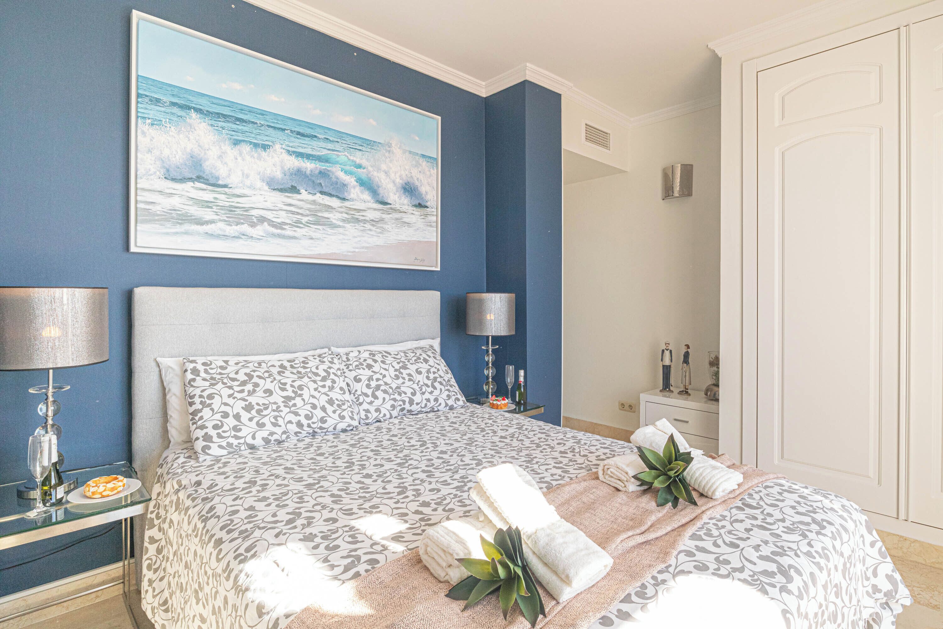 Honeymoon Penthouse, Multiple Bedrooms, 2 Bathrooms, Mountainside (Calahonda Palmeras Best Views) | 2 bedrooms, laptop workspace, iron/ironing board, free WiFi