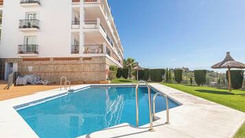 Honeymoon Penthouse, Multiple Bedrooms, 2 Bathrooms, Mountainside (Calahonda Palmeras Best Views) | Pool | A heated pool