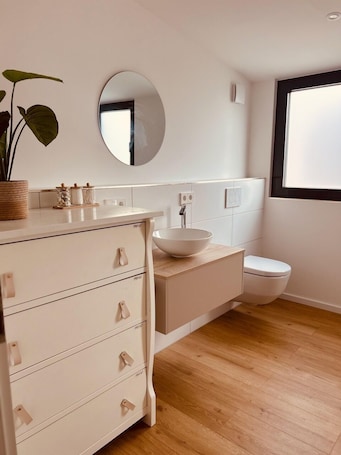 Hair dryer, towels. DachNest - Wonderful new top floor apartment with a view