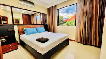 1 chambre, fer et planche Ă  repasser, Wi-Fi, draps fournis