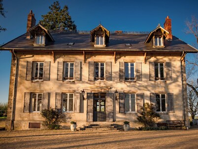 Superb country house with a lovely large garden