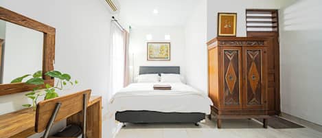 디럭스룸 | 책상, 무료 WiFi, 침대 시트