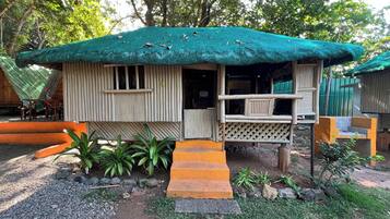 Façana frontal de l'allotjament