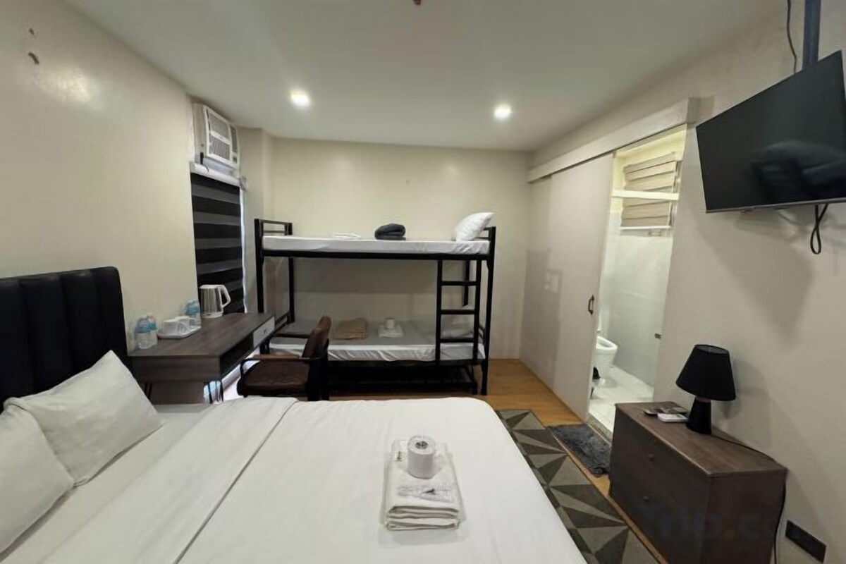 Desk, WiFi (free), bed sheets