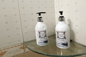 淋浴設備、淋浴花灑、吹風機、拖鞋