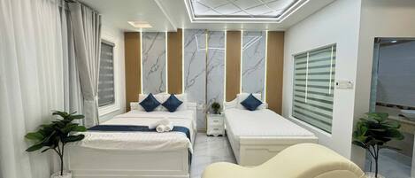 Executive-Dreibettzimmer | Minibar, Schreibtisch, kostenloses WLAN, Bettwäsche