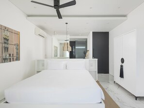 Villa, vistas al mar | 3 dormitorios, caja fuerte, wifi gratis
