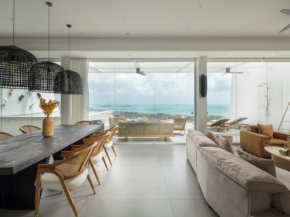 Villa, Sea View | Living area