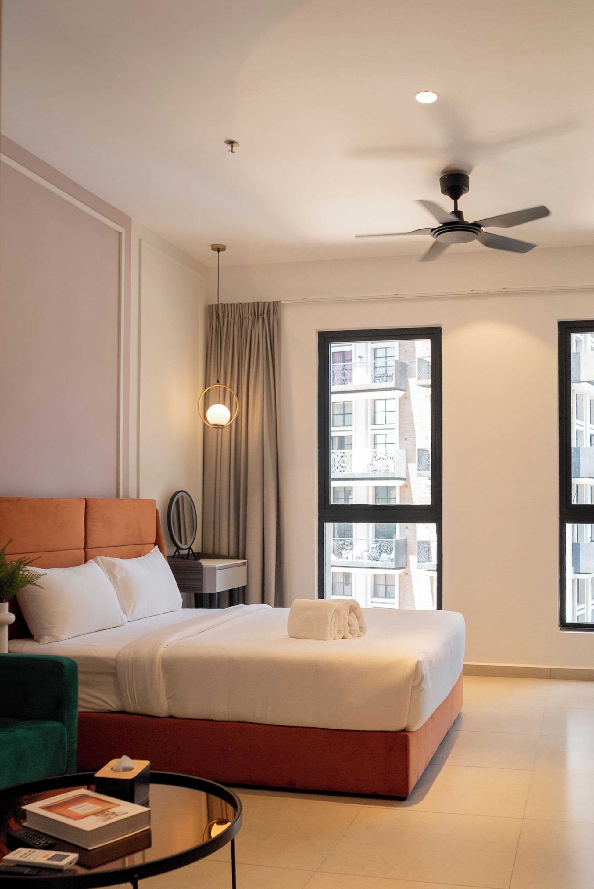 Desk, iron/ironing board, free WiFi, bed sheets