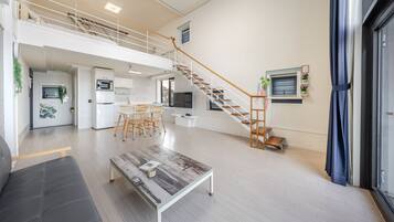 Basic Room, 1 Bedroom (A202 Loft-style Pool Villa) | 1 bedroom, free WiFi