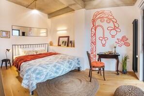 公寓, 城市景觀 | 1 間臥室、遮光布/窗簾、熨斗/熨衣板、免費無線上網