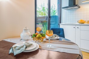 Apartment, City View | Private kitchen - HB apartments Mikheil Bukhaidze (Tbilisi)