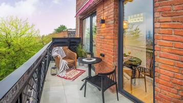 Appartement, uitzicht op stad | Balkon
