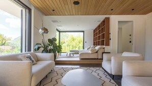 Smart TV y chimenea