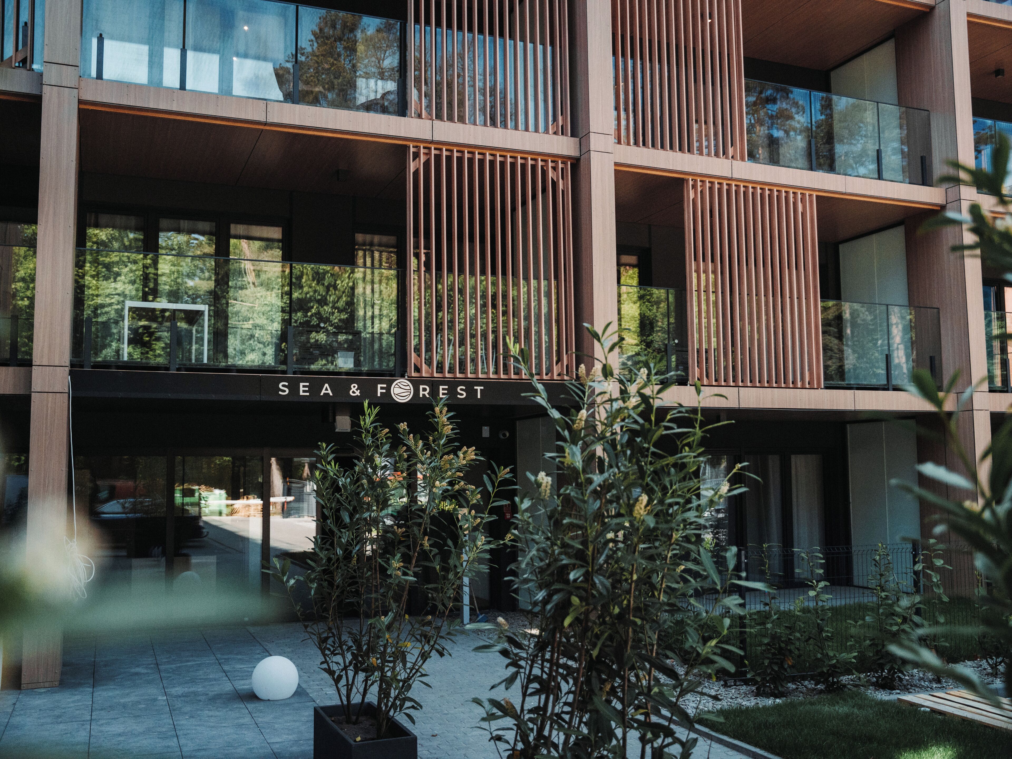 Voorkant van accommodatie