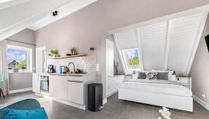 1 bedroom, travel cot, free WiFi - "Relax" - luxury apartment on 40 sqm on the 2nd floor for 2 people (Sankt Peter-Ording)