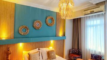 Kahden hengen standard-huone (yksi tai kaksi sänkyä), parveke, näköala puutarhaan | Minibaari, ilmaiset vauvansängyt, vauvan matkasänky, ilmainen Wi-Fi