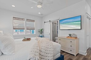 4 bedrooms, iron/ironing board, travel crib, WiFi
