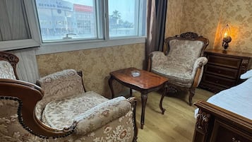 숙박 시설에서 보는 시내 전망