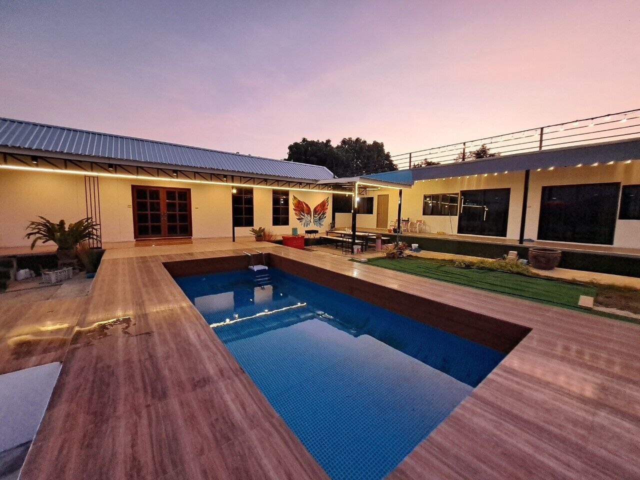 Façade de l’hébergement