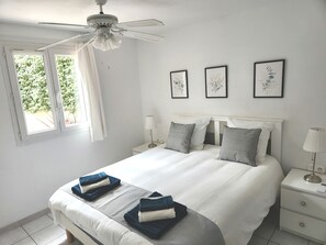 3 bedrooms, iron/ironing board, travel crib, free WiFi