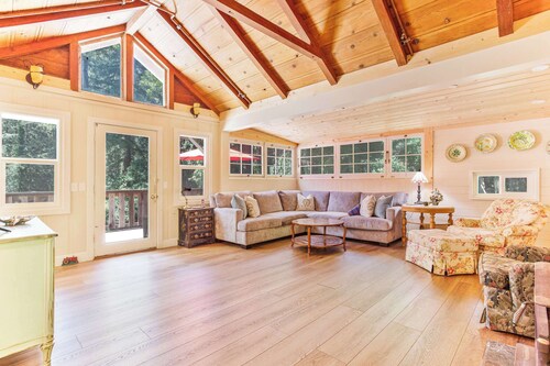 Modern Cabin Retreat w/ Swim Spa, Hot Tub & A/C