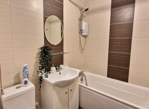 Hair dryer, towels