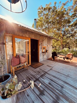 Terrace/patio - Sally The Skywatcher at B Farm (Bobs Farm)