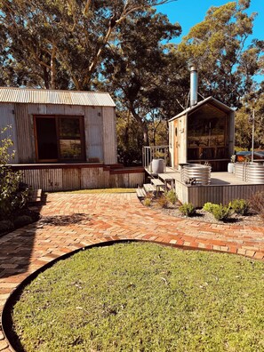 Terrace/patio - Sally The Skywatcher at B Farm (Bobs Farm)